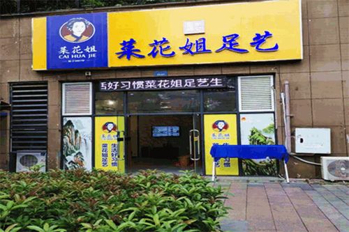菜花姐足浴加盟店 全国 各省 分布图